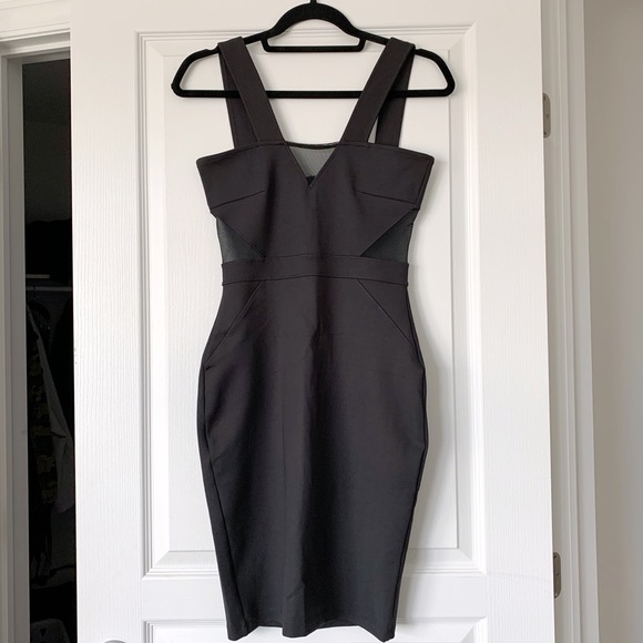 FRENCH CONNECTION Cut-Out LBD Cocktail Dress SZ 4 - Picture 3 of 5